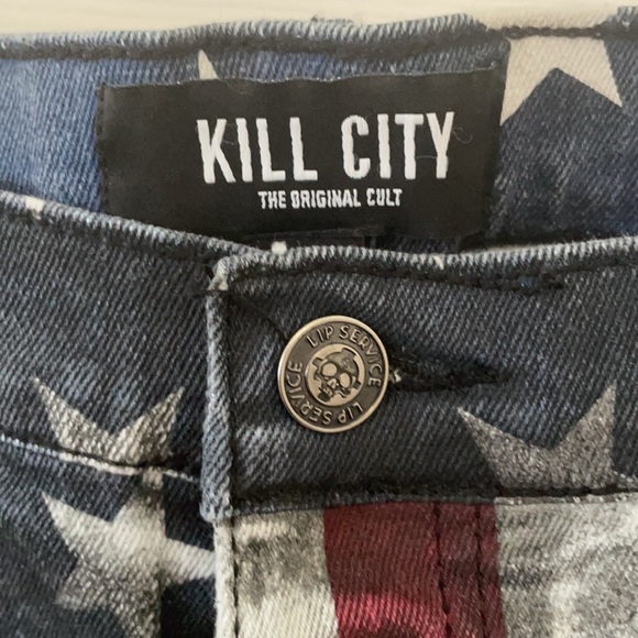 SEMATARY KILL CITY AMERICAN JUNKIE JEANS - Picture 2 of 8